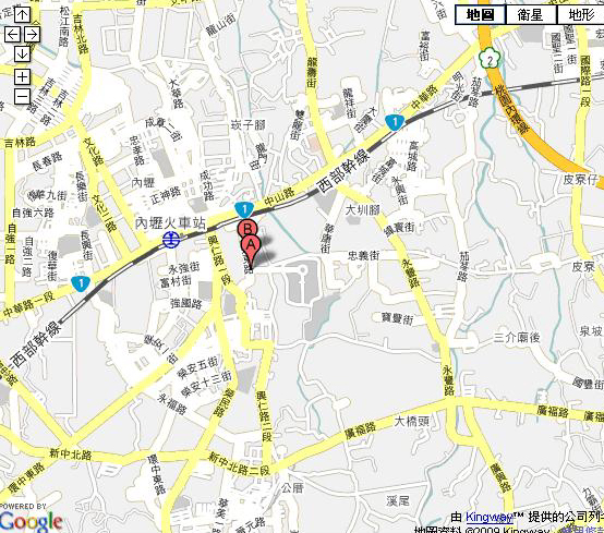 元智大學交通位置地圖