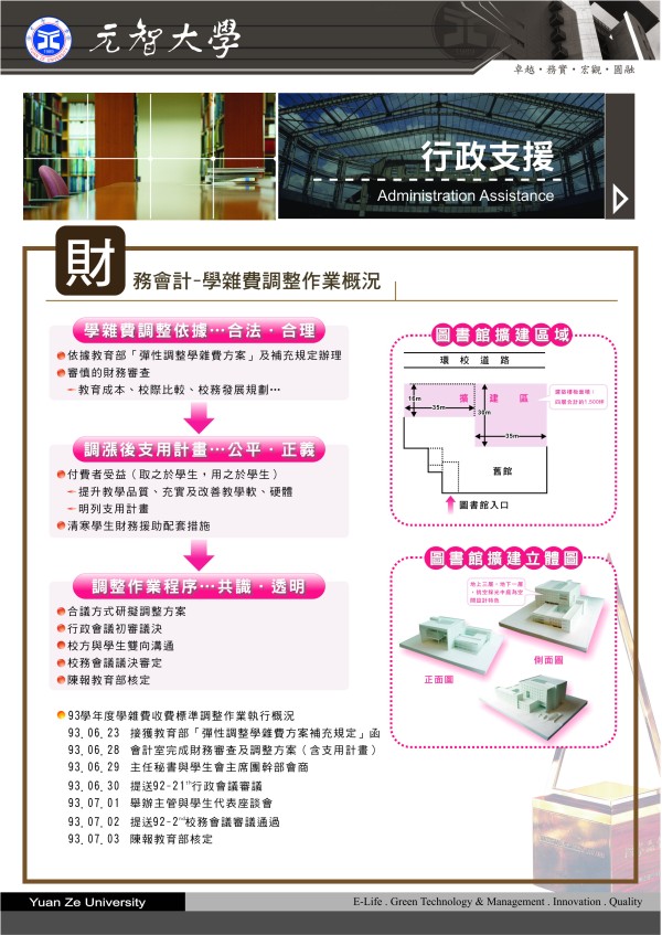 元智大學財務會計-學雜費作業概況 海報圖檔