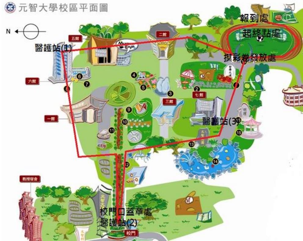 環校路跑路線圖