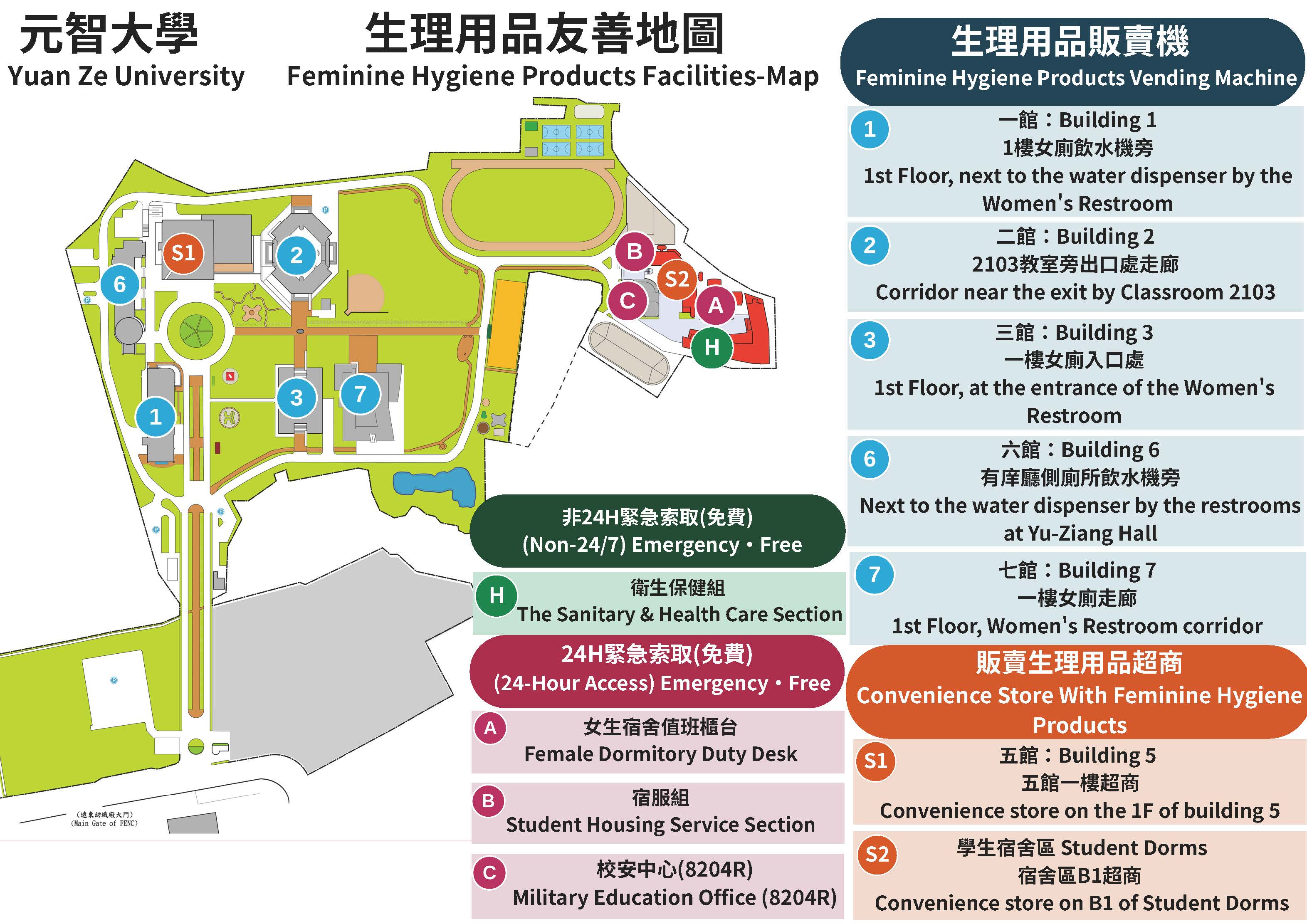 校園性別友善平面圖