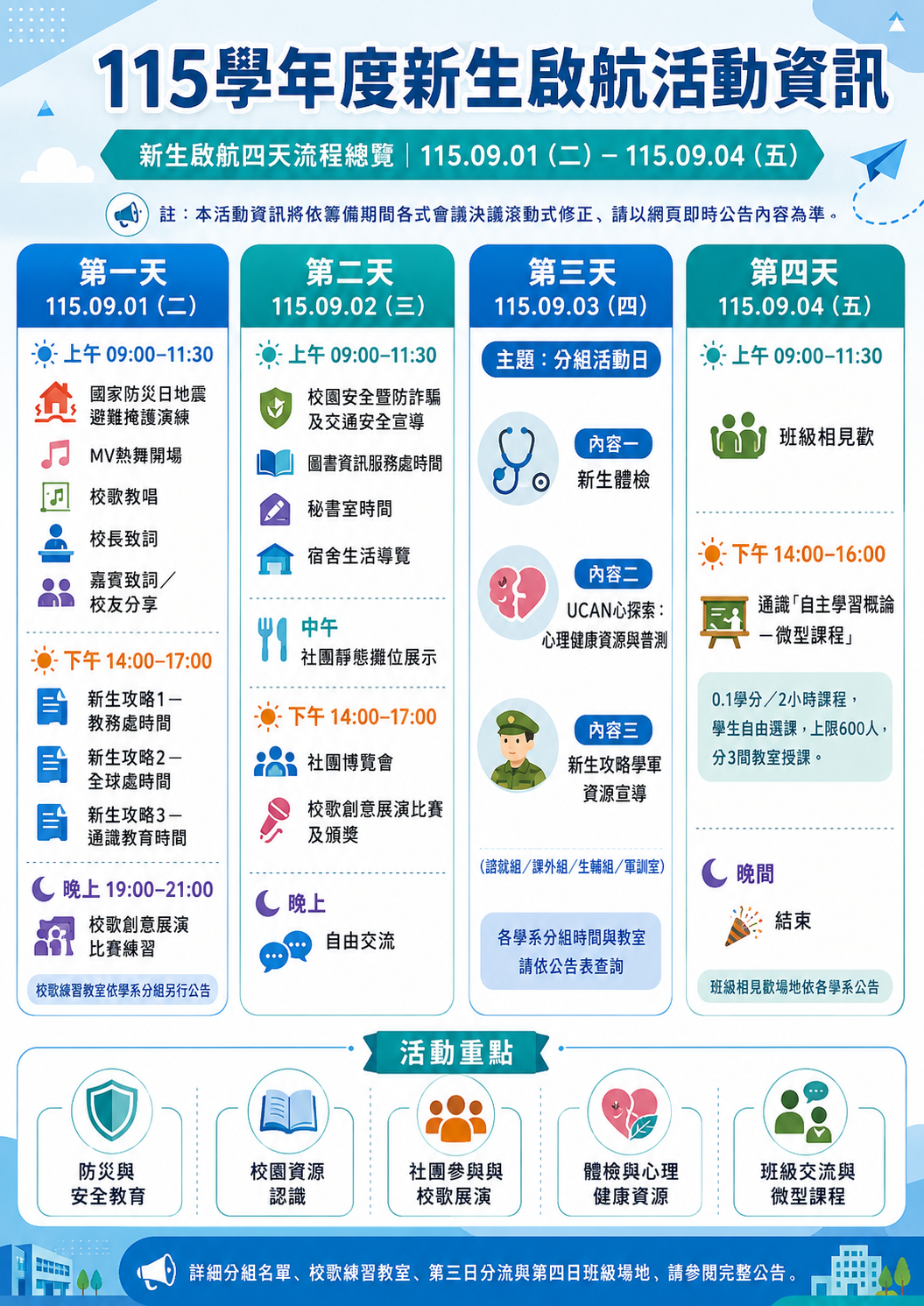 115學年度新生啟航活動